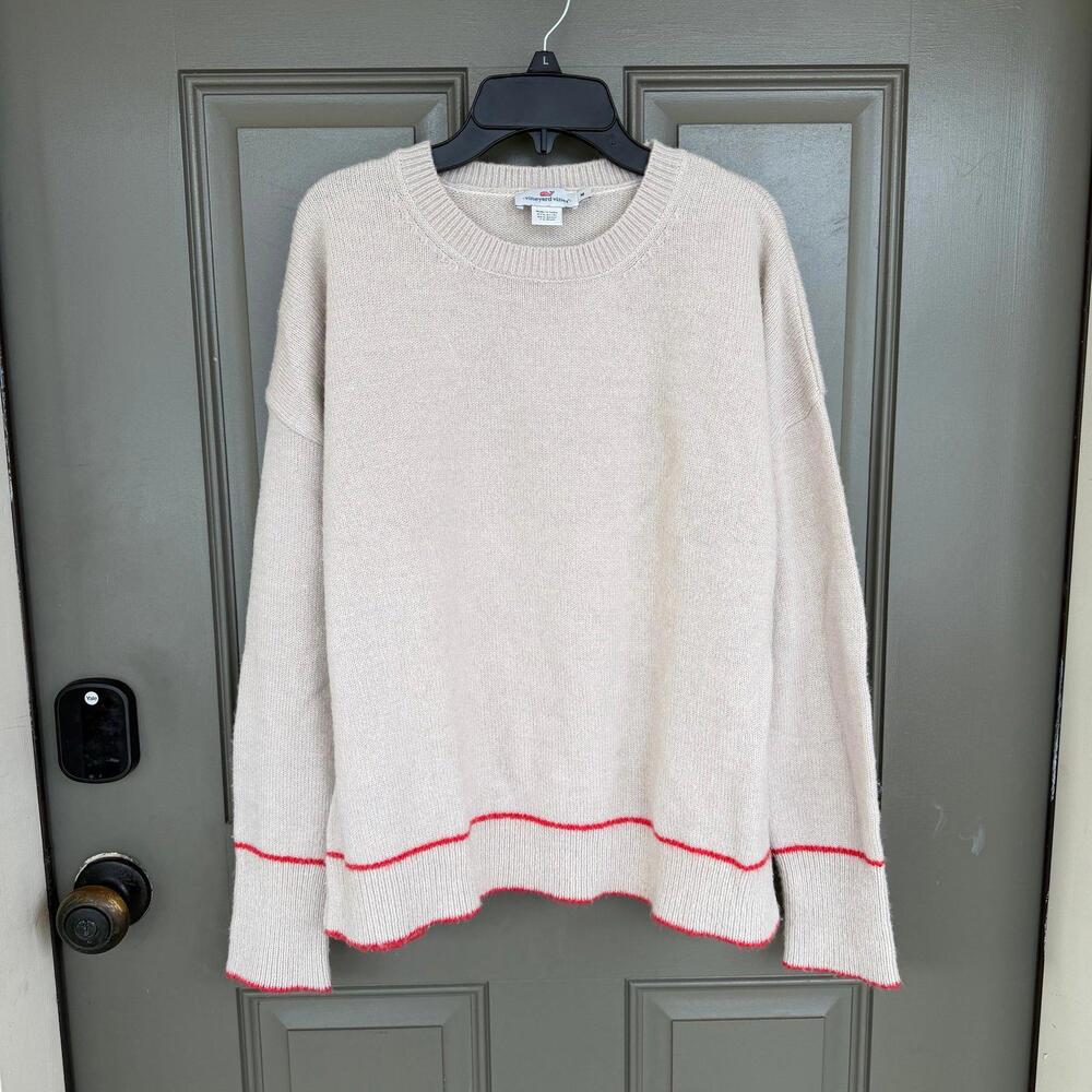 Vineyard Vines Tipped Lofty Crewneck‎ Sweater Medium